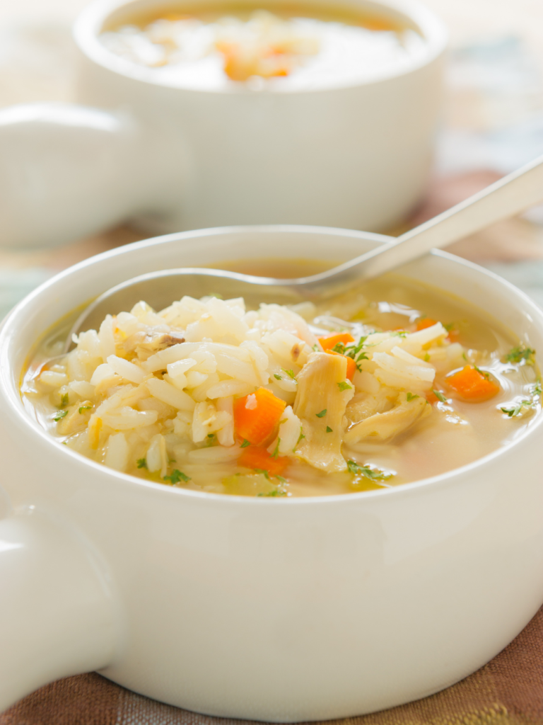 Demos Chicken Rice Soup Recipe