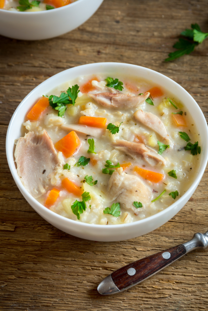 Demos Chicken Rice Soup Recipe