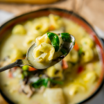 Crock Pot Creamy Tortellini Soup