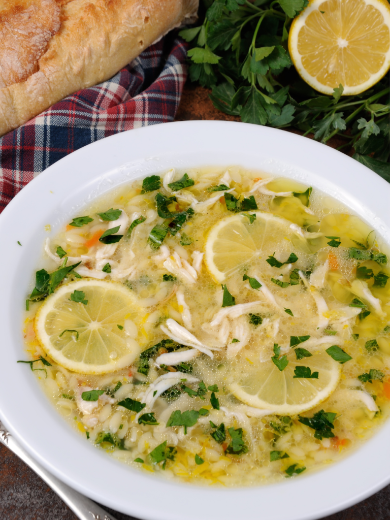 Avgolemono Soup Recipe With Orzo