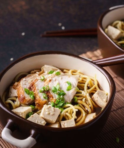 Chicken And Tofu Soup