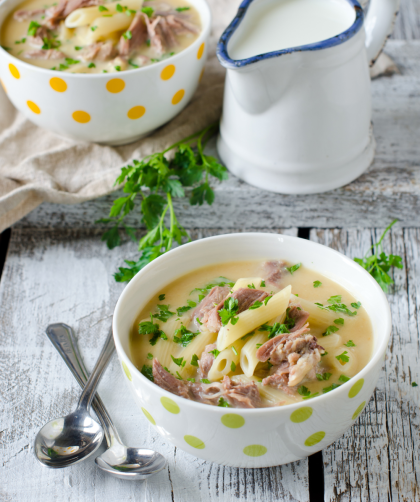 Chicken Escarole Soup With Pasta