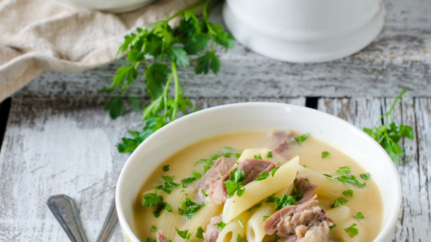 Chicken Escarole Soup With Pasta