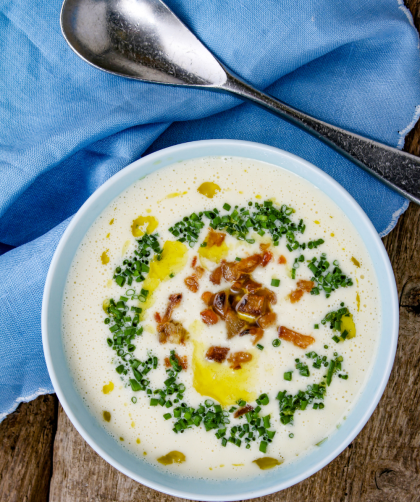 Celeriac And Blue Cheese Soup Recipe