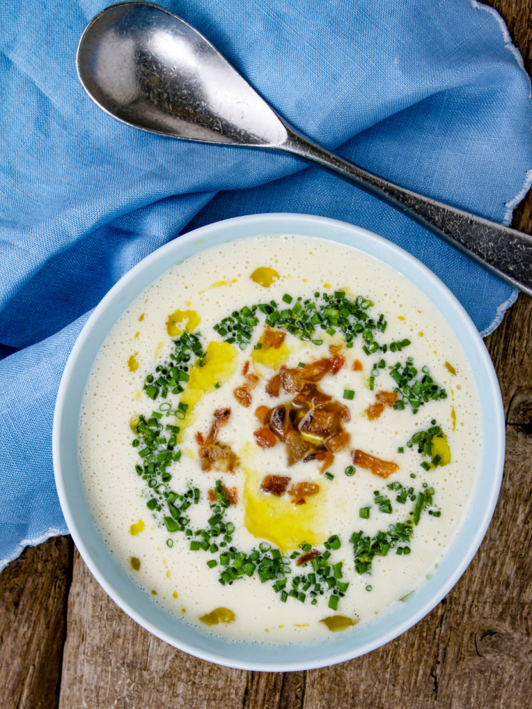 Celeriac And Blue Cheese Soup Recipe