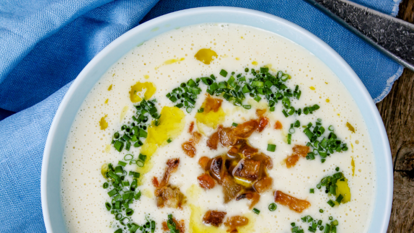 Celeriac And Blue Cheese Soup Recipe