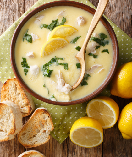 Avgolemono Greek Soup Recipe