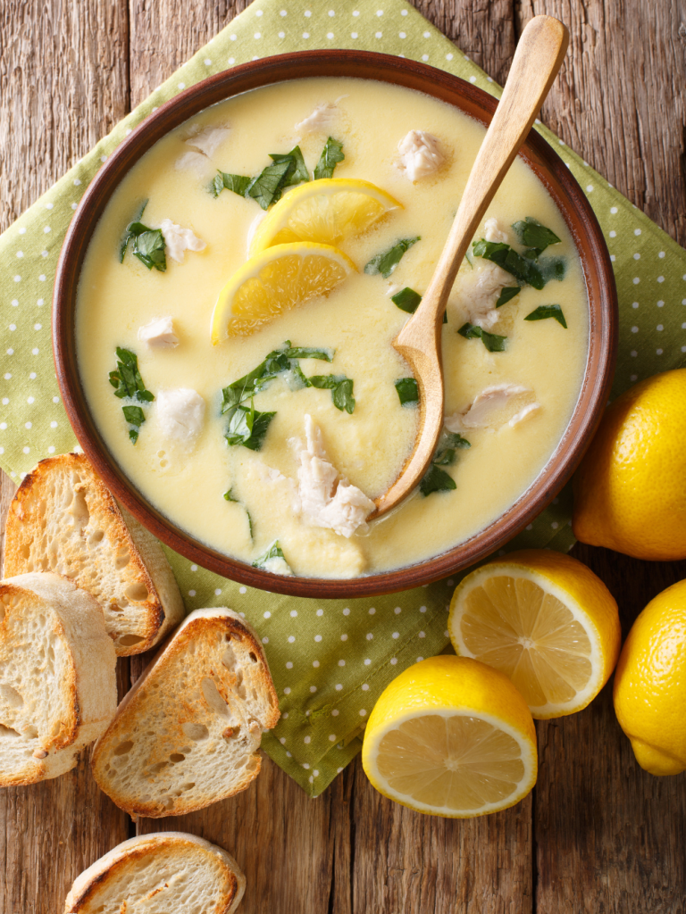 Avgolemono Greek Soup Recipe