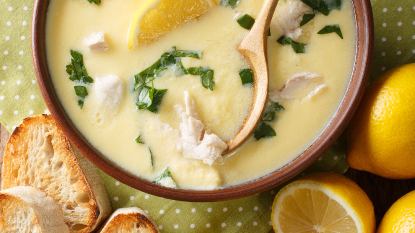 Avgolemono Greek Soup Recipe