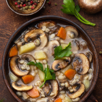 Barley and Mushroom Soup Recipe