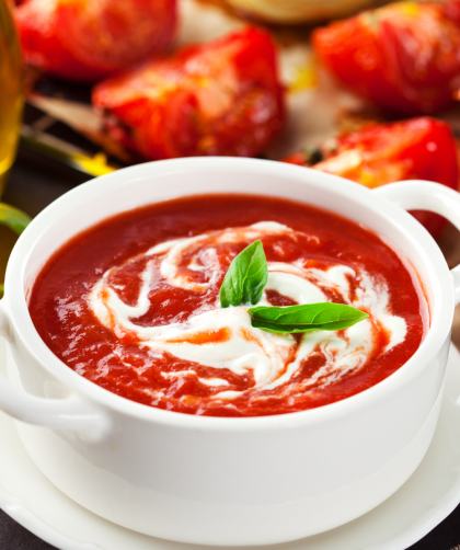 Ball Tomato Basil Soup Recipe