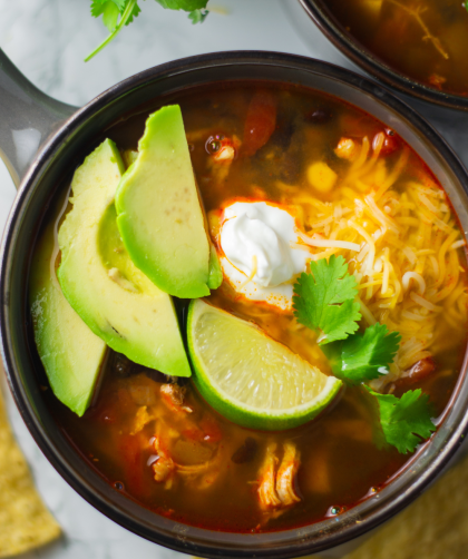 Azteca Tortilla Soup Recipe